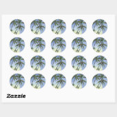 Kerstmis met palmbomen - cadeautjes voor labels (Vel)