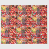 Kerstmis met papier met grote vulling (Vlak)