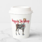 Kerstmis met papieren bekers (Voorkant)