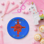 Kerstmis met papieren borden bordje (Feest)