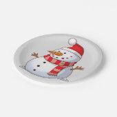 Kerstmis met papieren borden bordje (Gekanteld)