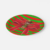 Kerstmis met papieren borden bordje (Gekanteld)