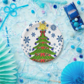 Kerstmis met papieren borden bordje (Feest)