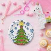 Kerstmis met papieren borden bordje (Feest)