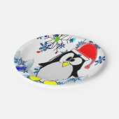 Kerstmis met papieren borden bordje (Gekanteld)