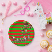 Kerstmis met papieren borden bordje (Feest)
