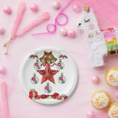 Kerstmis met papieren borden papieren bordje (Feest)