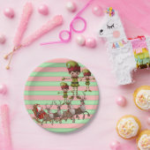 Kerstmis met papieren borden papieren bordje (Feest)