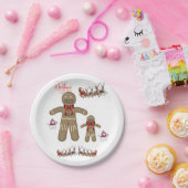 Kerstmis met papieren borden papieren bordje (Feest)