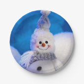 Kerstmis met papieren borden papieren bordje (Voorkant)