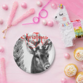 Kerstmis met papieren borden papieren bordje (Feest)