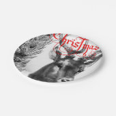 Kerstmis met papieren borden papieren bordje (Gekanteld)