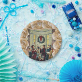 Kerstmis met papieren borden papieren bordje (Feest)