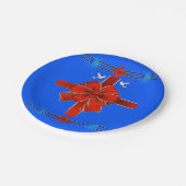 Kerstmis met papieren borden papieren bordje (Gekanteld)