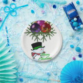 Kerstmis met papieren borden papieren bordje (Feest)