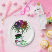 Kerstmis met papieren borden papieren bordje (Feest)