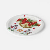 Kerstmis met papieren borden papieren bordje (Gekanteld)