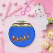 Kerstmis met papieren borden papieren bordje (Feest)