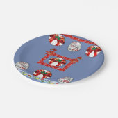 Kerstmis met papieren borden papieren bordje (Gekanteld)