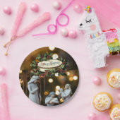 Kerstmis met papieren borden papieren bordje (Feest)