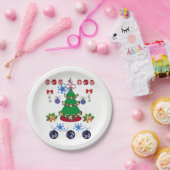 Kerstmis met papieren borden papieren bordje (Feest)