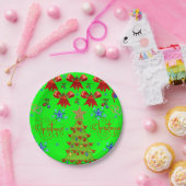 Kerstmis met papieren borden papieren bordje (Feest)