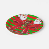 Kerstmis met papieren borden papieren bordje (Gekanteld)