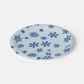 Kerstmis met papieren borden papieren bordje (Gekanteld)