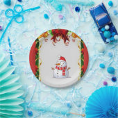 Kerstmis met papieren borden papieren bordje (Feest)