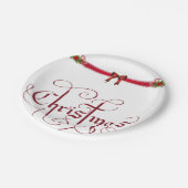 Kerstmis met papieren borden papieren bordje (Gekanteld)