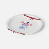 Kerstmis met papieren borden papieren bordje (Gekanteld)