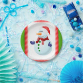 Kerstmis met papieren borden papieren bordje (Feest)