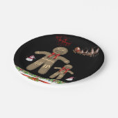 Kerstmis met papieren borden papieren bordje (Gekanteld)