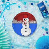 Kerstmis met papieren borden papieren bordje (Feest)