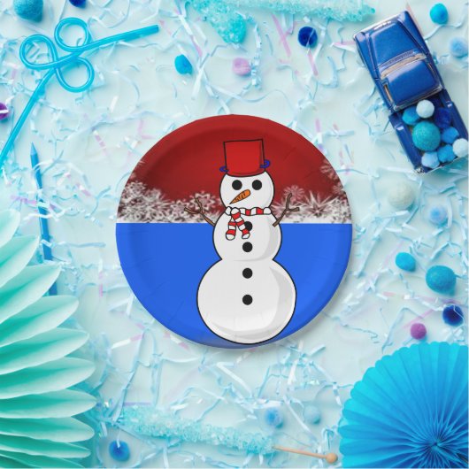 Kerstmis met papieren borden papieren bordje (Feest)