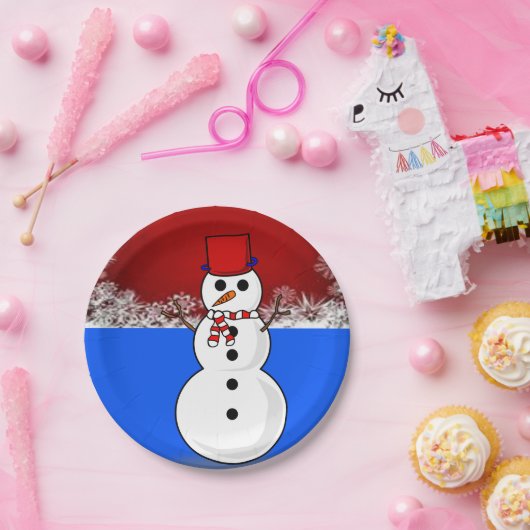 Kerstmis met papieren borden papieren bordje (Feest)