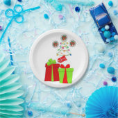 Kerstmis met papieren borden papieren bordje (Feest)