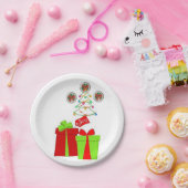 Kerstmis met papieren borden papieren bordje (Feest)