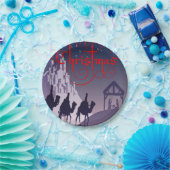 Kerstmis met papieren borden papieren bordje (Feest)