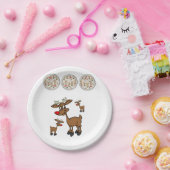 Kerstmis met papieren borden papieren bordje (Feest)