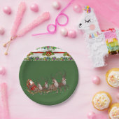 Kerstmis met papieren borden papieren bordje (Feest)