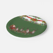 Kerstmis met papieren borden papieren bordje (Gekanteld)