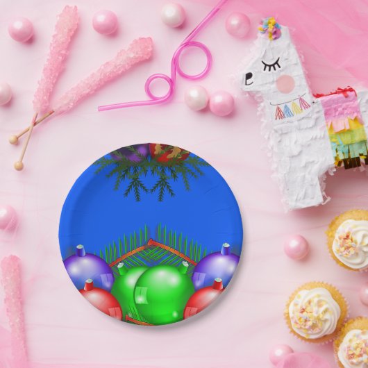 Kerstmis met papieren borden papieren bordje (Feest)