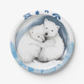 Kerstmis met papieren borden papieren bordje (Voorkant)