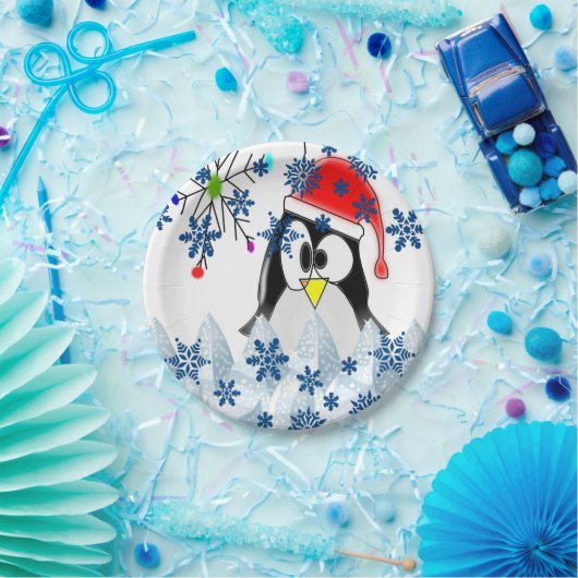 Kerstmis met papieren borden papieren bordje (Feest)