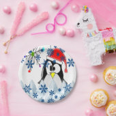 Kerstmis met papieren borden papieren bordje (Feest)