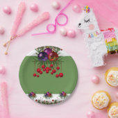 Kerstmis met papieren borden papieren bordje (Feest)