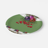 Kerstmis met papieren borden papieren bordje (Gekanteld)