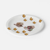 Kerstmis met papieren borden papieren bordje (Gekanteld)