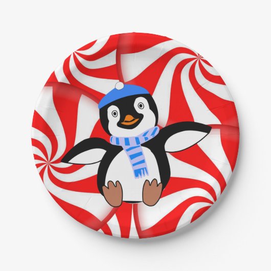 Kerstmis met papieren borden papieren bordje (Voorkant)